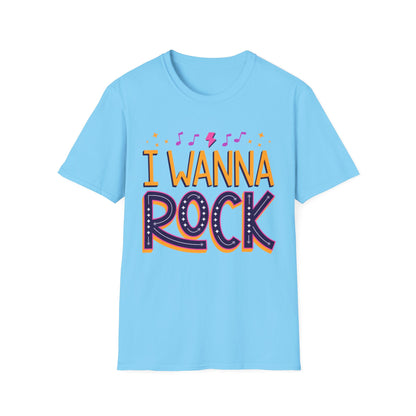 Rock the Day Unisex Softstyle T-Shirt - Music Lover Gift, Concert T-Shirt, Statement Tee, Fun Casual Wear, Rock Music Apparel