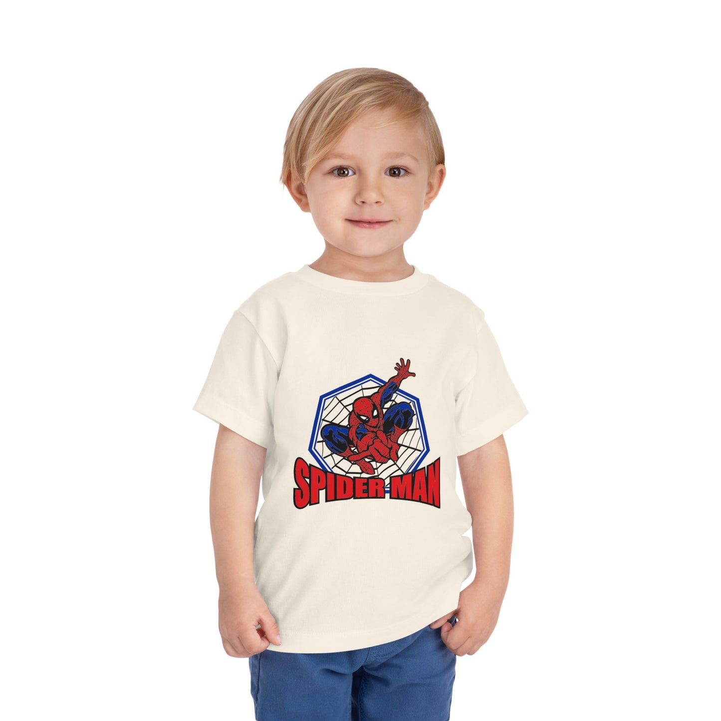 Spider-Man Toddler T-Shirt, Cute Kids Tee, Superhero Birthday Gift, Child's Playwear, Cartoon Apparel
