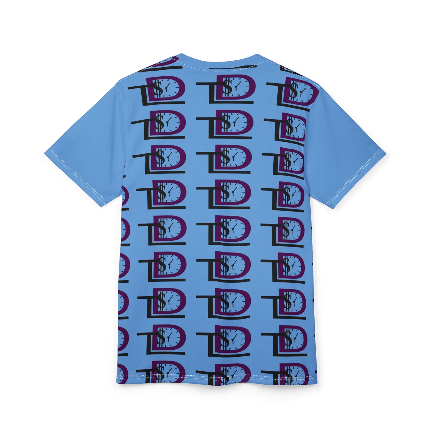 Time Designs Trendy Unisex Graphic Tee - Bold Patterned D Design for Everyday Style
