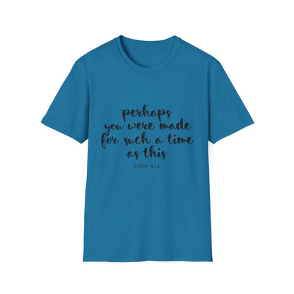 Inspirational Quote T-Shirt: 'Perhaps You Were Made For Such A Time As This'