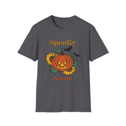 Spooky Season Unisex T-Shirt, Halloween Shirt, Pumpkin Tee, Fall Clothing, Festive Apparel