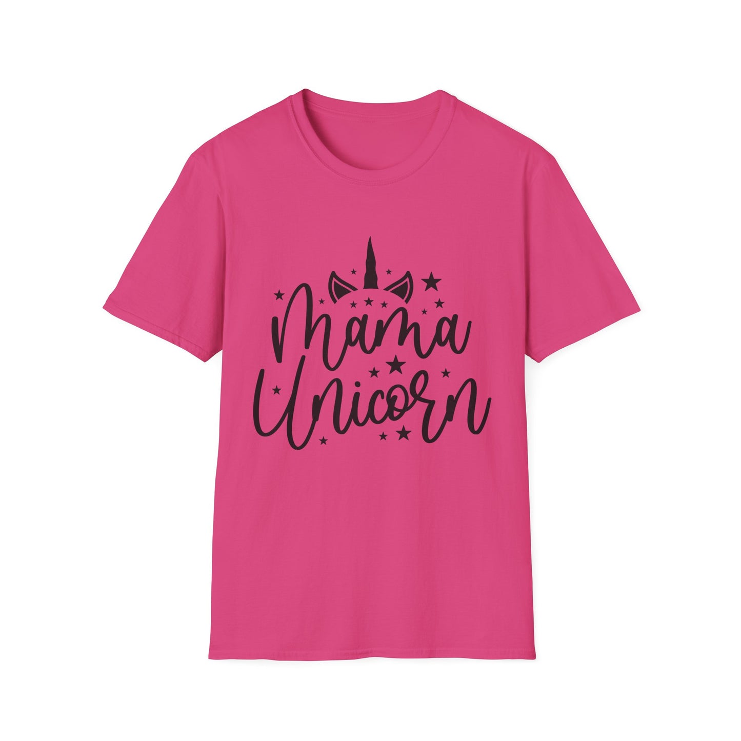 Mama Unicorn Unisex Softstyle T-Shirt – Perfect Gift for Moms, Magical Occasions & Everyday Wear