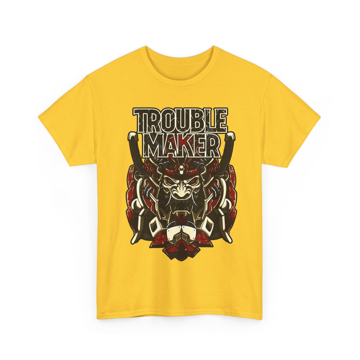Trouble Maker Graphic Tee - Unisex Heavy Cotton Shirt for Rebels and Mischiefs