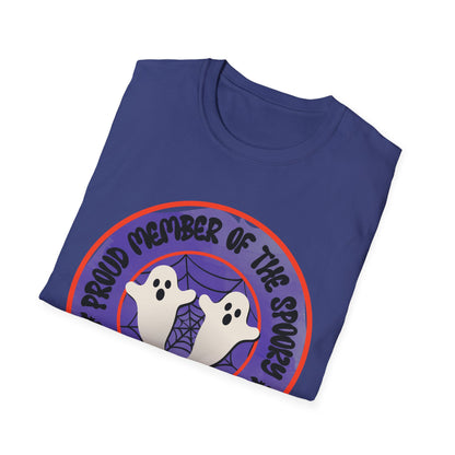 Spooky Squad Unisex T-Shirt, Halloween Tee, Cute Halloween Outfit, Casual Graphic Shirt, Witchy Apparel, Gift for Friends