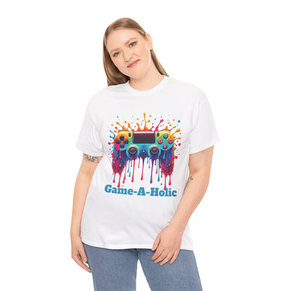 Game-A-Holic Unisex Heavy Cotton Tee - Perfect Gift for Gamers