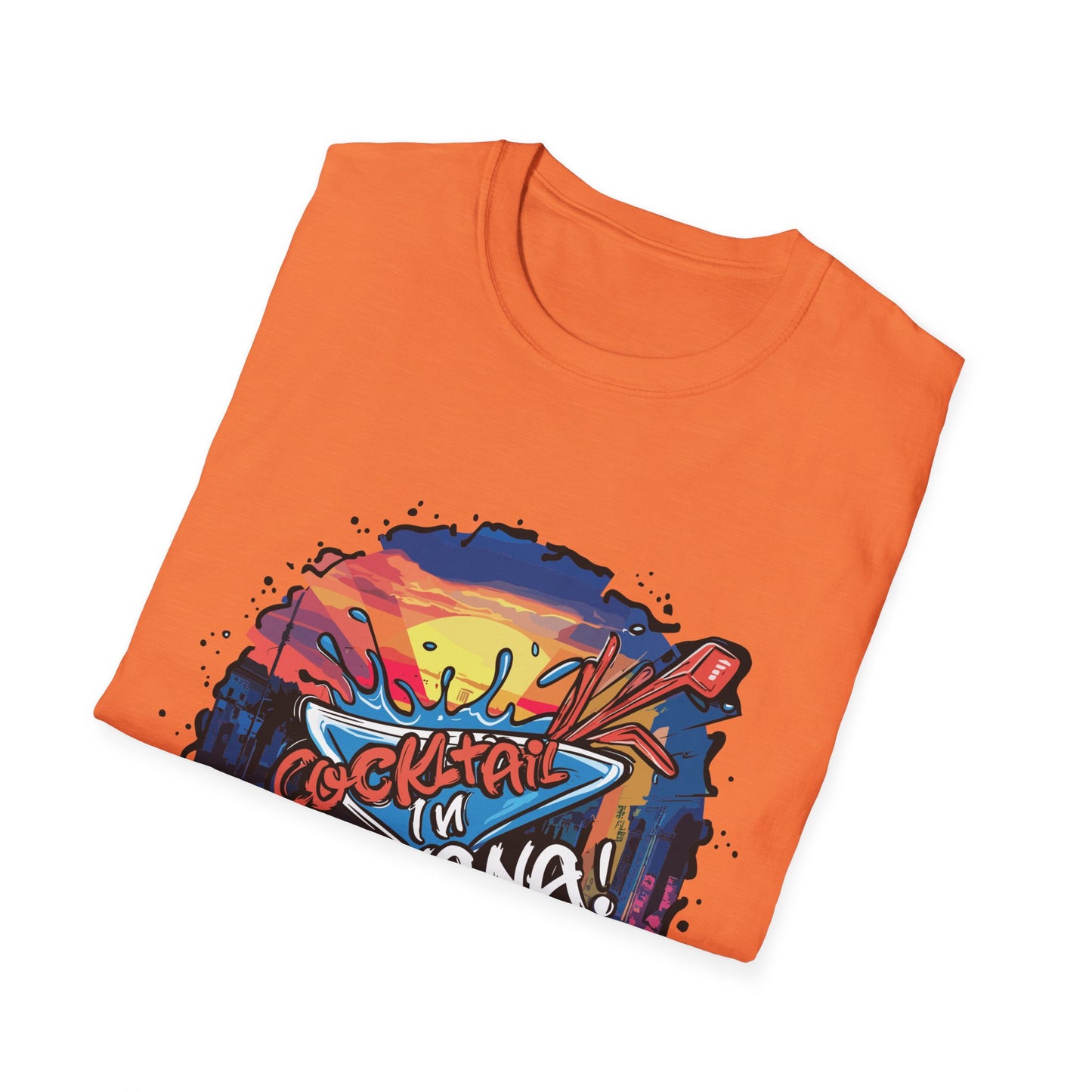 Colorful Cocktail Havana Unisex T-Shirt, Summer Vibes, Beach Wear, Party Shirt, Gift for Friends