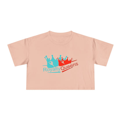 Royalty Queens Women's Crop Tee - Stylish Summer Top, Perfect Gift for Birthdays, Group Events, or Casual Outings