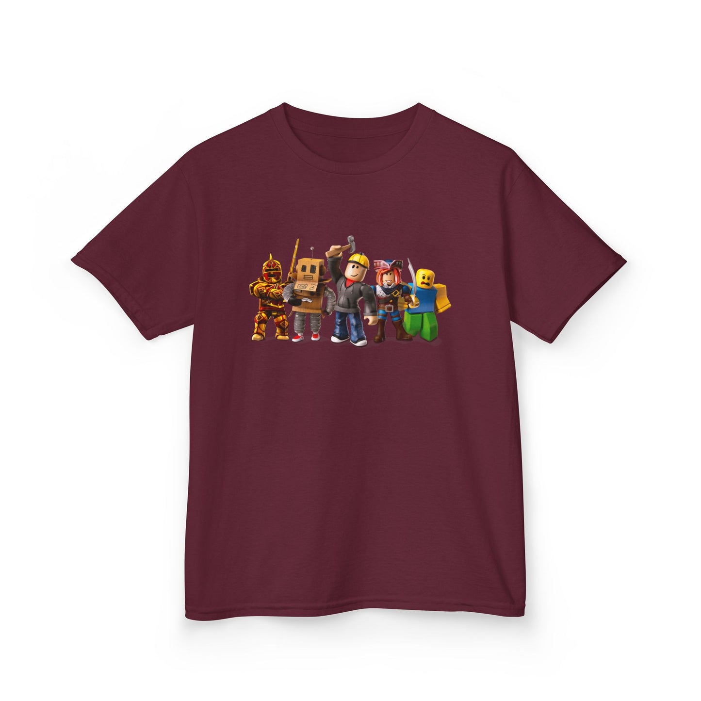 Minecraft Characters Kids Tee, Gamer T-Shirt, Fun Casual Wear, Birthday Gift, Children's Apparel