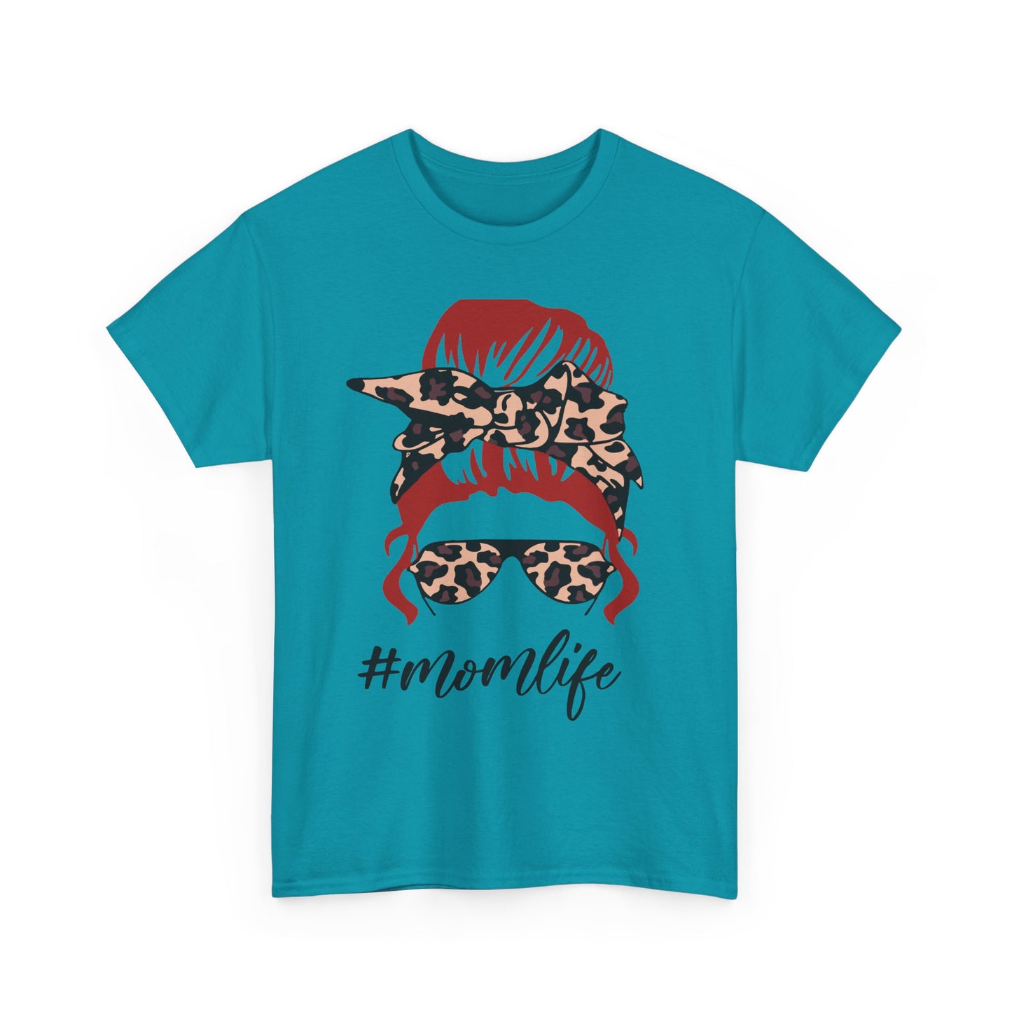#Momlife Unisex Heavy Cotton Tee - Stylish & Comfortable T-Shirt for Moms