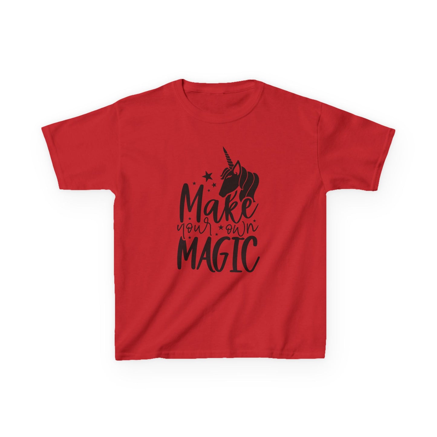 Kids Unicorn Magic Tee - 'Make Your Own Magic' Cotton Shirt