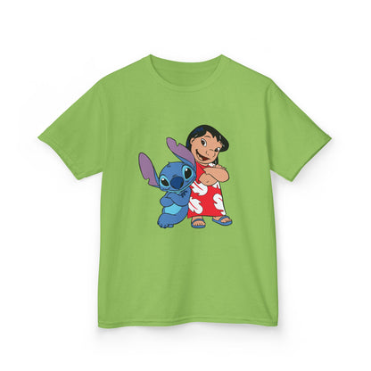 Kids Hawaiian Style T-Shirt with Stitch and Lilo