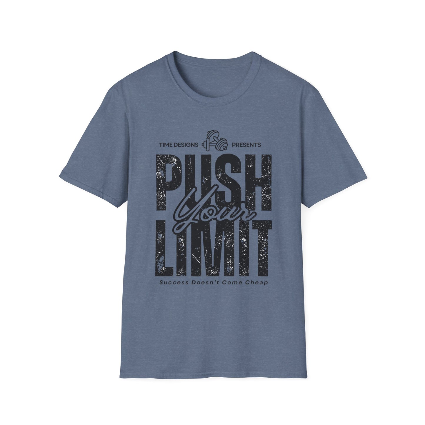 Motivational Unisex Softstyle T-Shirt - 'Push Your Limit'