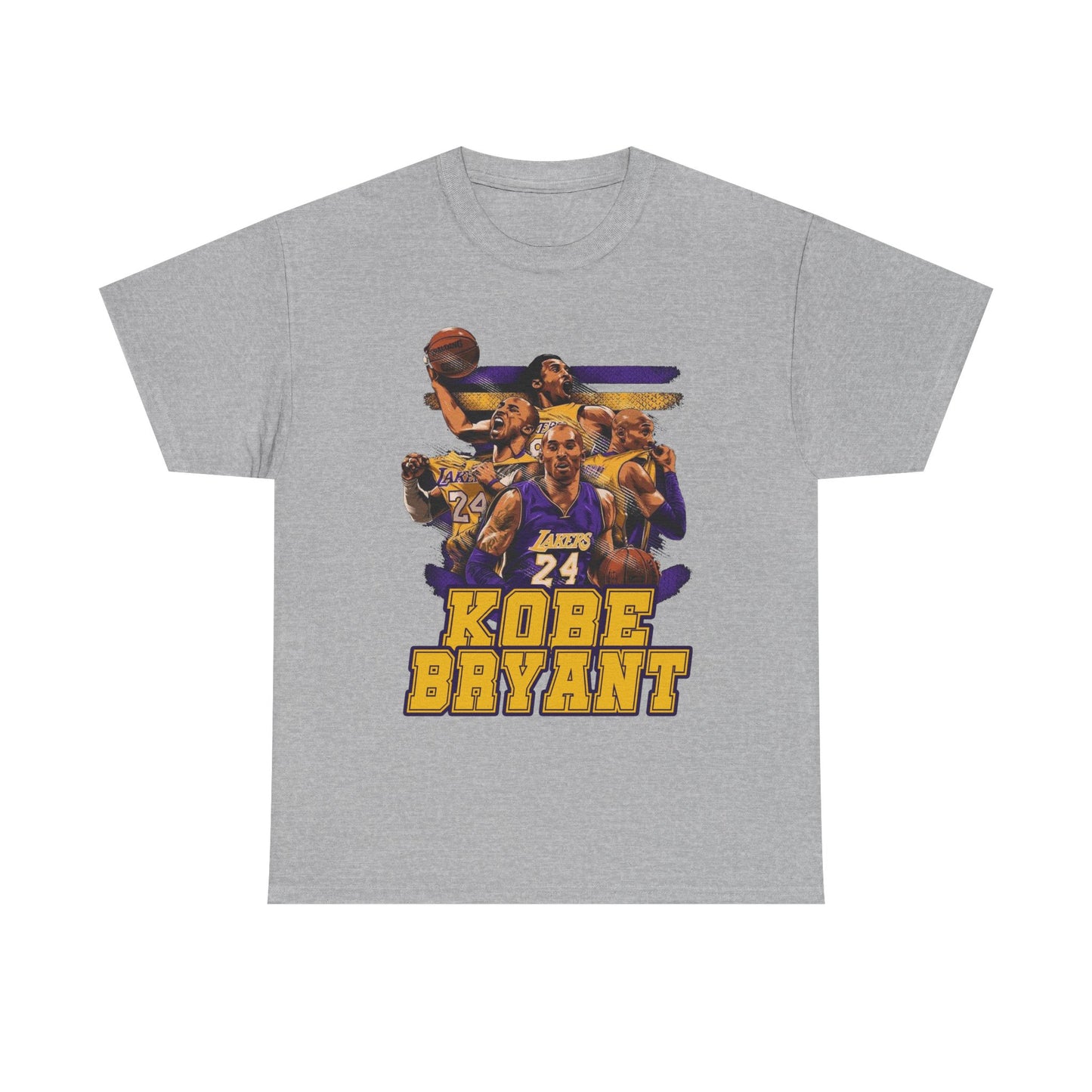 Kobe Bryant Tribute Unisex Heavy Cotton Tee - Basketball Legend Shirt