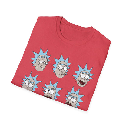 Rick and Morty Unisex Softstyle T-Shirt - Fun Cartoon Design for Fans