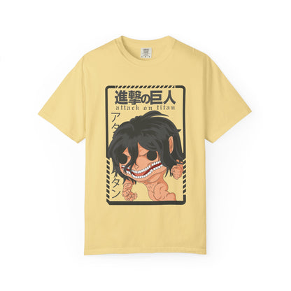 Anime Graphic T-Shirt, Attack on Titan Tee, Unisex Casual Shirt, Gift for Anime Fans, Streetwear Style