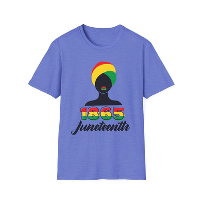 Juneteenth Celebration T-Shirt, Black History Month Tee, Unisex Softstyle Shirt, 1865 Juneteenth Shirt, African American Pride Top