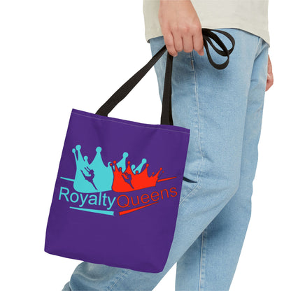 Royalty Queens Tote Bag | Colorful Reusable Shopping Bag, Gift for Queens, Birthday Gift, Inspirational Carryall, Women Empowerment Tote