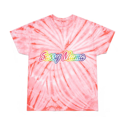 Sassy Mama Tie-Dye Tee - Bright Yellow Fun