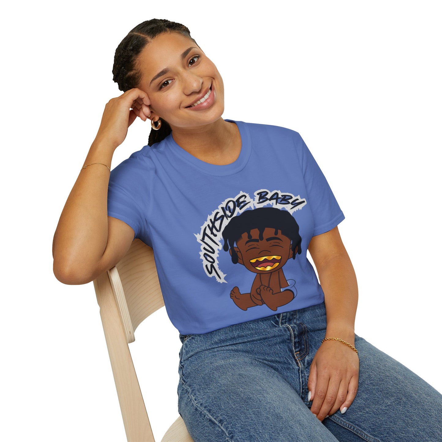 Unisex Softstyle T-Shirt - 'Southside Baby' Cute Graphic Tee