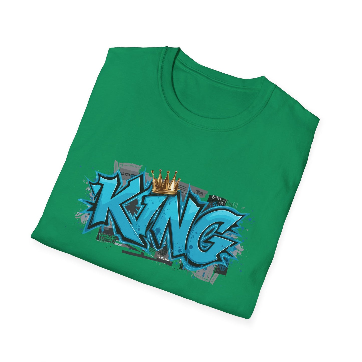 King Graffiti Unisex T-Shirt | Cool Urban Style Tee, Streetwear Fashion, Unique Gift for Him, Self-Expression, Birthday Present