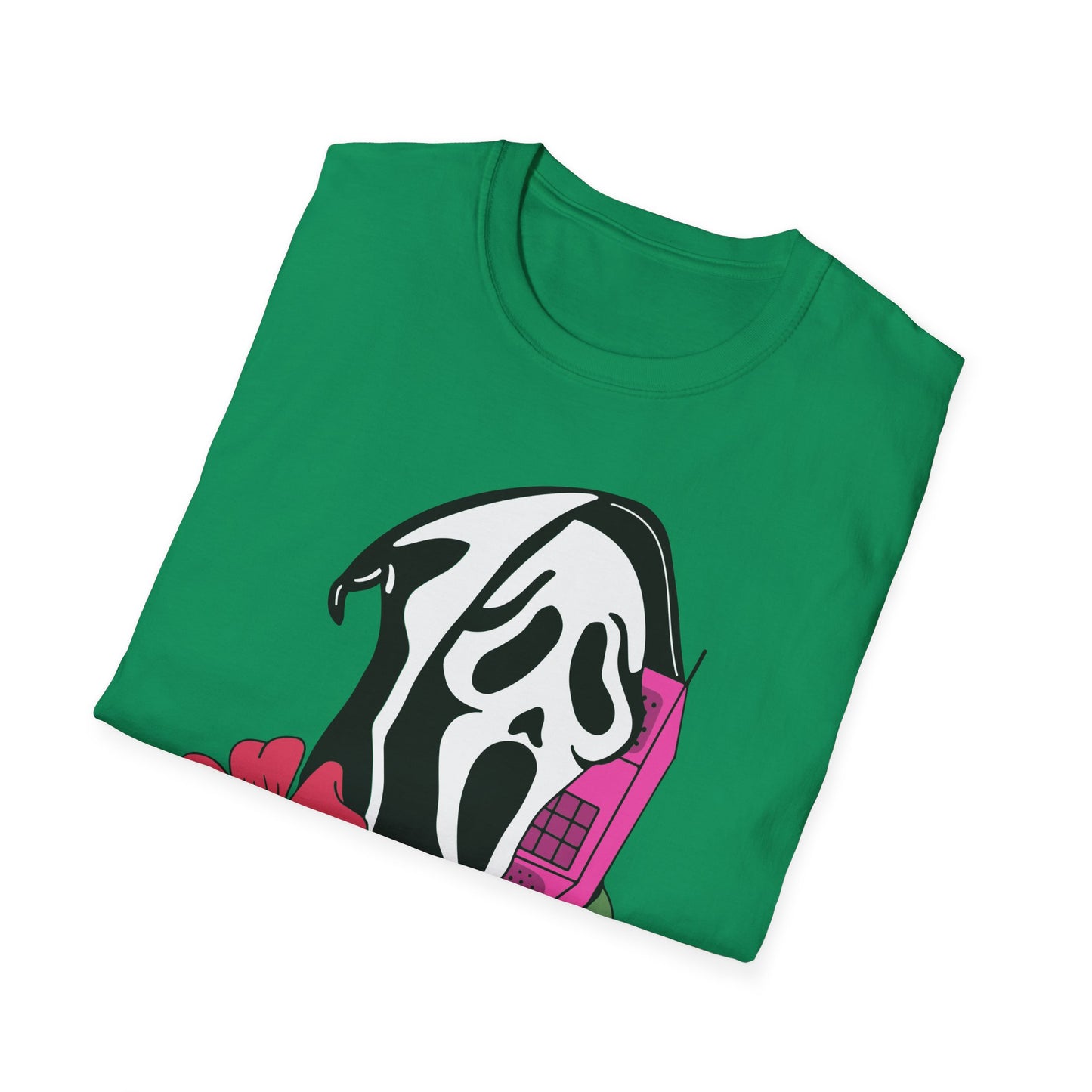 Call Me Horror T-Shirt, Unisex Graphic Tee, Halloween Costume, Spooky Gift, Movie Lover's Shirt, Floral Horror Tee