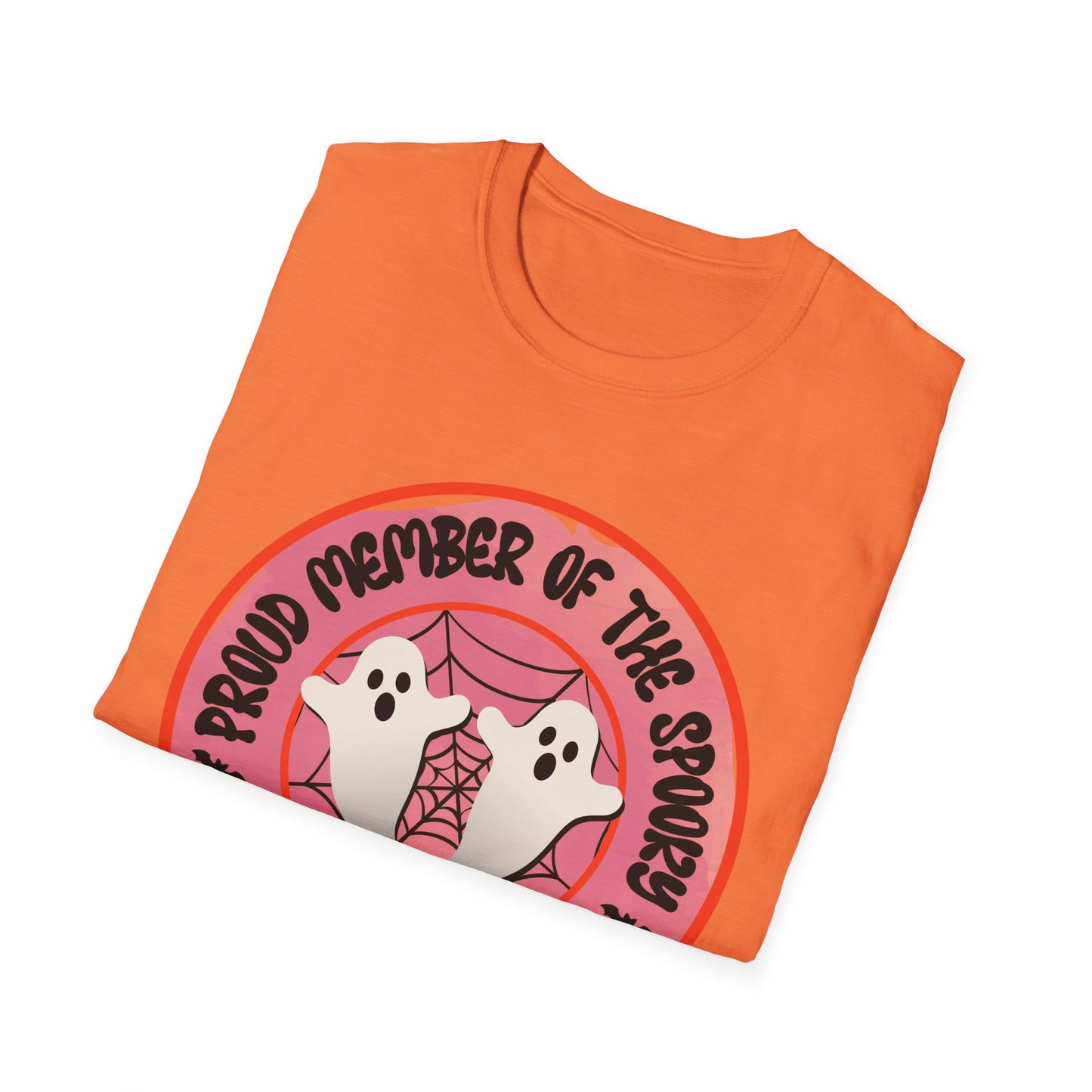 Spooky Squad Unisex T-Shirt, Halloween Tee, Cute Halloween Outfit, Casual Graphic Shirt, Witchy Apparel, Gift for Friends