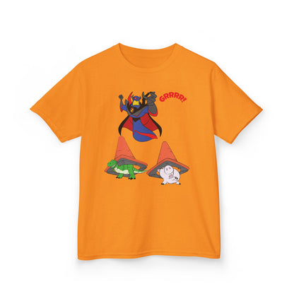 Kids Cartoon Battle Tee - Fun & Unique Grrr! Design