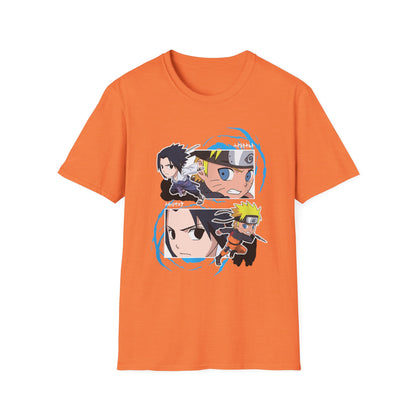 Anime naruto Adventure Unisex Softstyle T-Shirt - Naruto Characters Design
