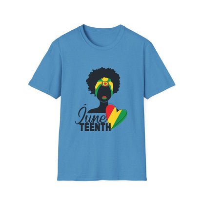 Juneteenth Celebration T-Shirt, Unisex Softstyle Tee, African American Pride Shirt, Freedom Day Apparel, Black History Month Gift