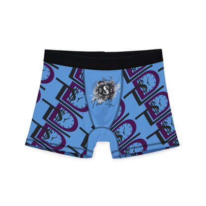 Men's Boxers with Bold Time Design - Comfortable and Stylish Underwear for Everyday Wear