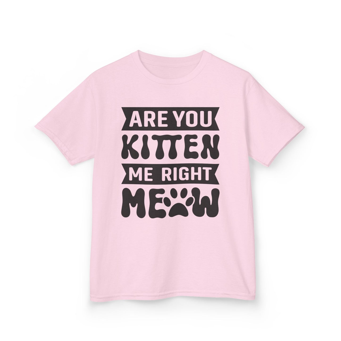 Cute Kids Tee - "Are You Kitten Me Right Meow" T-Shirt for Cat Lovers, Birthday Gift, Funny Pet Shirt, Kids' Humor Clothing, Animal [...]
