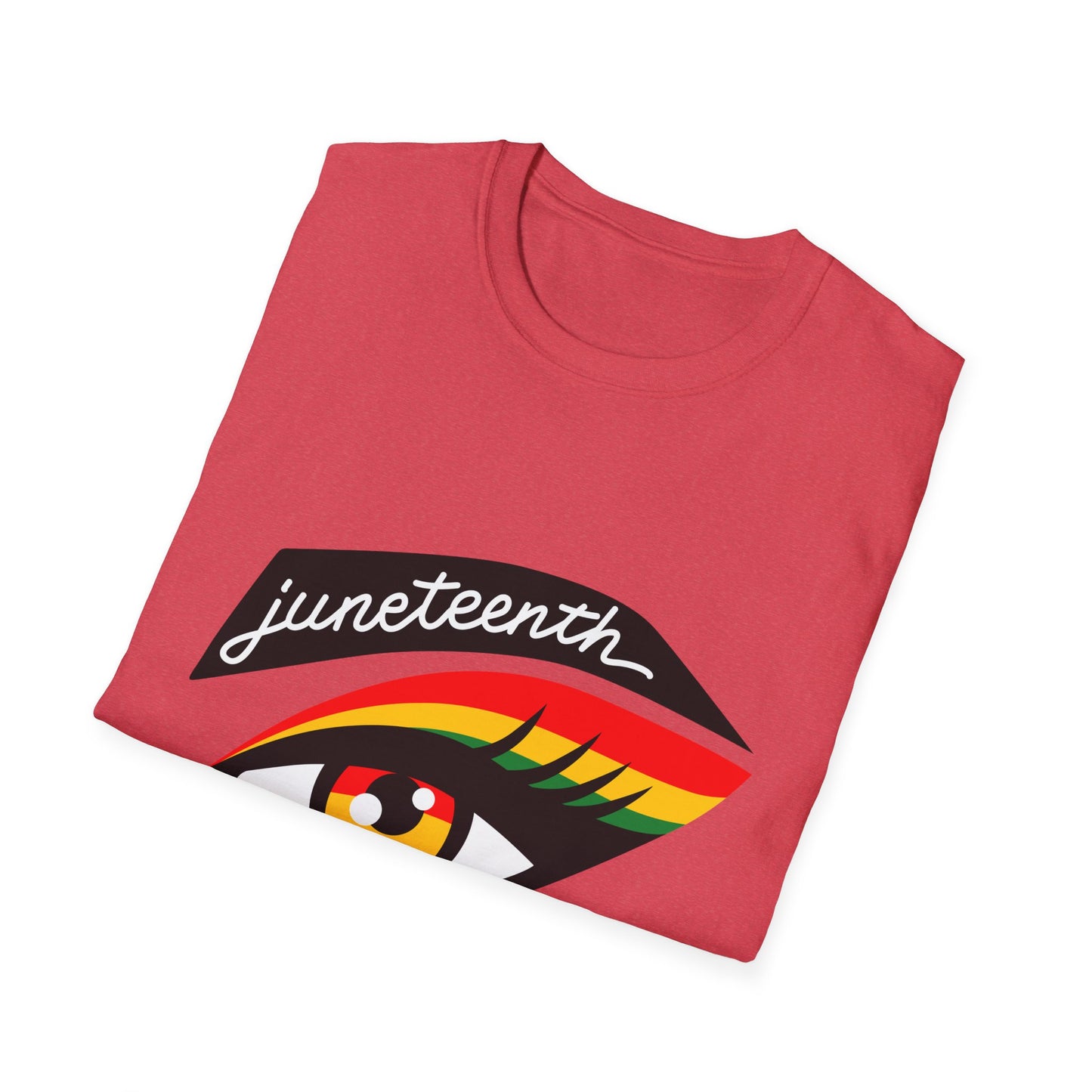 Juneteenth Eye Graphic T-Shirt, Unisex Tee, Afrocentric Apparel, Celebratory Wear, Black History Month Gift, Inclusive Fashion