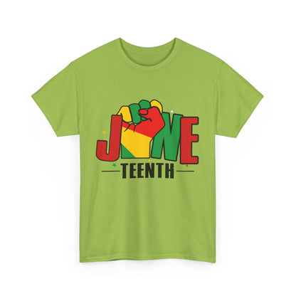 Juneteenth Unisex Heavy Cotton Tee, Celebration Shirt, Black History Apparel, Event T-Shirt, Commemorative Tee, Everyday Wear