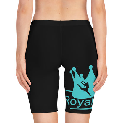 Stylish Women's Bike Shorts | Queens & Royalty Design | Activewear, Gym Shorts, Fitness Fashion, Summer Outfit, Cycling Gear