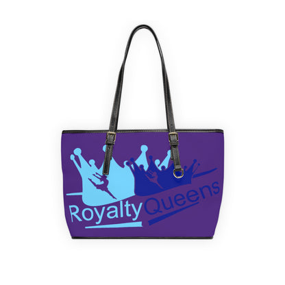Royalty Queens PU Leather Shoulder Bag, Stylish Tote, Handbag, Great Gift, Fashion Accessory, Purple Purse, Everyday Use