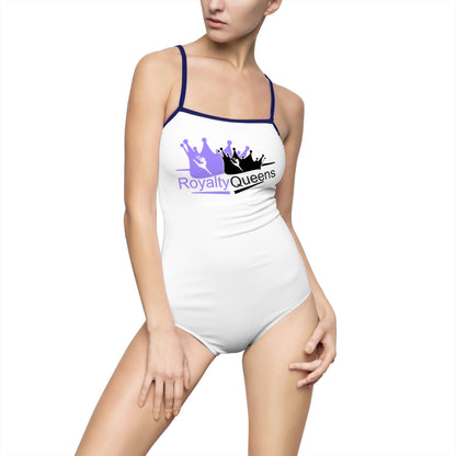 Royalty Queens Women's One-Piece Swimsuit - Stylish Swimwear for Beach Days, Pool Parties, Summer Vacations, Family Gatherings, and [...]