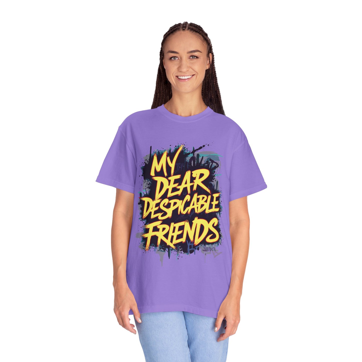 Despicable Friends Graphic Tee, Unisex T-Shirt, Casual Wear, Gift for Friends, Fun Statement Shirt, Graphic Tee for Fans