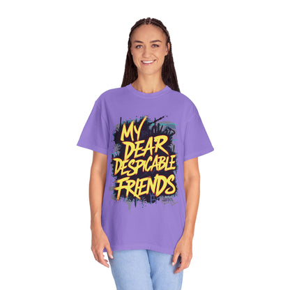 Despicable Friends Graphic Tee, Unisex T-Shirt, Casual Wear, Gift for Friends, Fun Statement Shirt, Graphic Tee for Fans