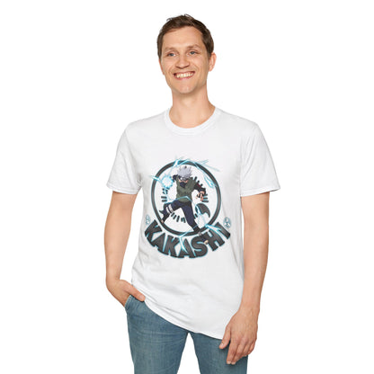 Kakashi Unisex Softstyle T-Shirt - Perfect for Anime Fans