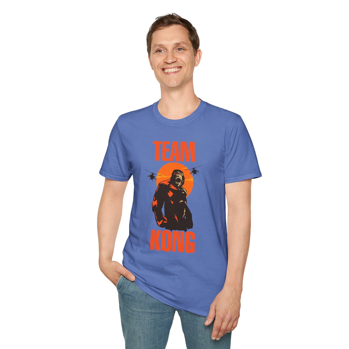 Team Kong Unisex Softstyle T-Shirt - Bold Graphic Tee for Fans & Celebrations