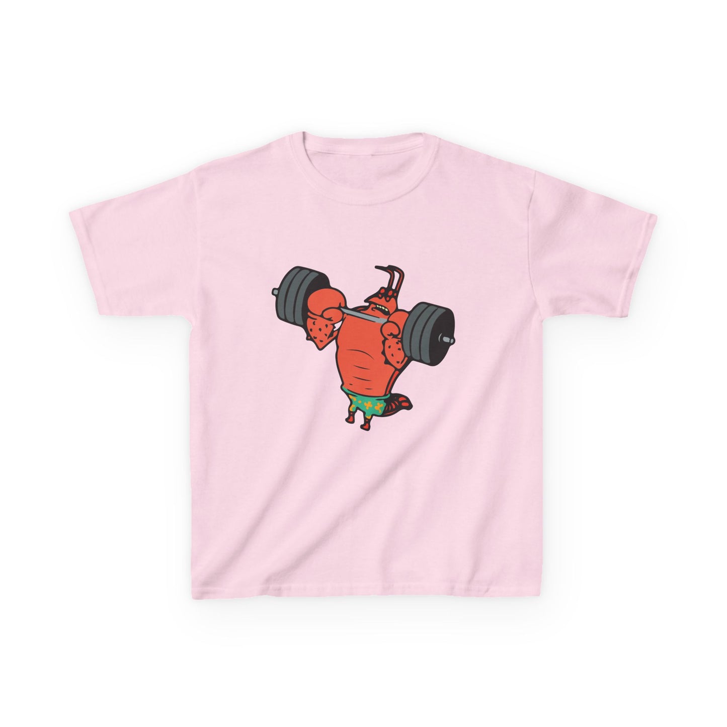 Kids Fitness Lobster Tee, Funny Kids T-Shirt, Gym Humor Tee, Nautical Theme Shirt, Gift for Young Athletes