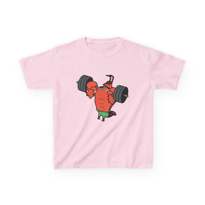 Kids Fitness Lobster Tee, Funny Kids T-Shirt, Gym Humor Tee, Nautical Theme Shirt, Gift for Young Athletes