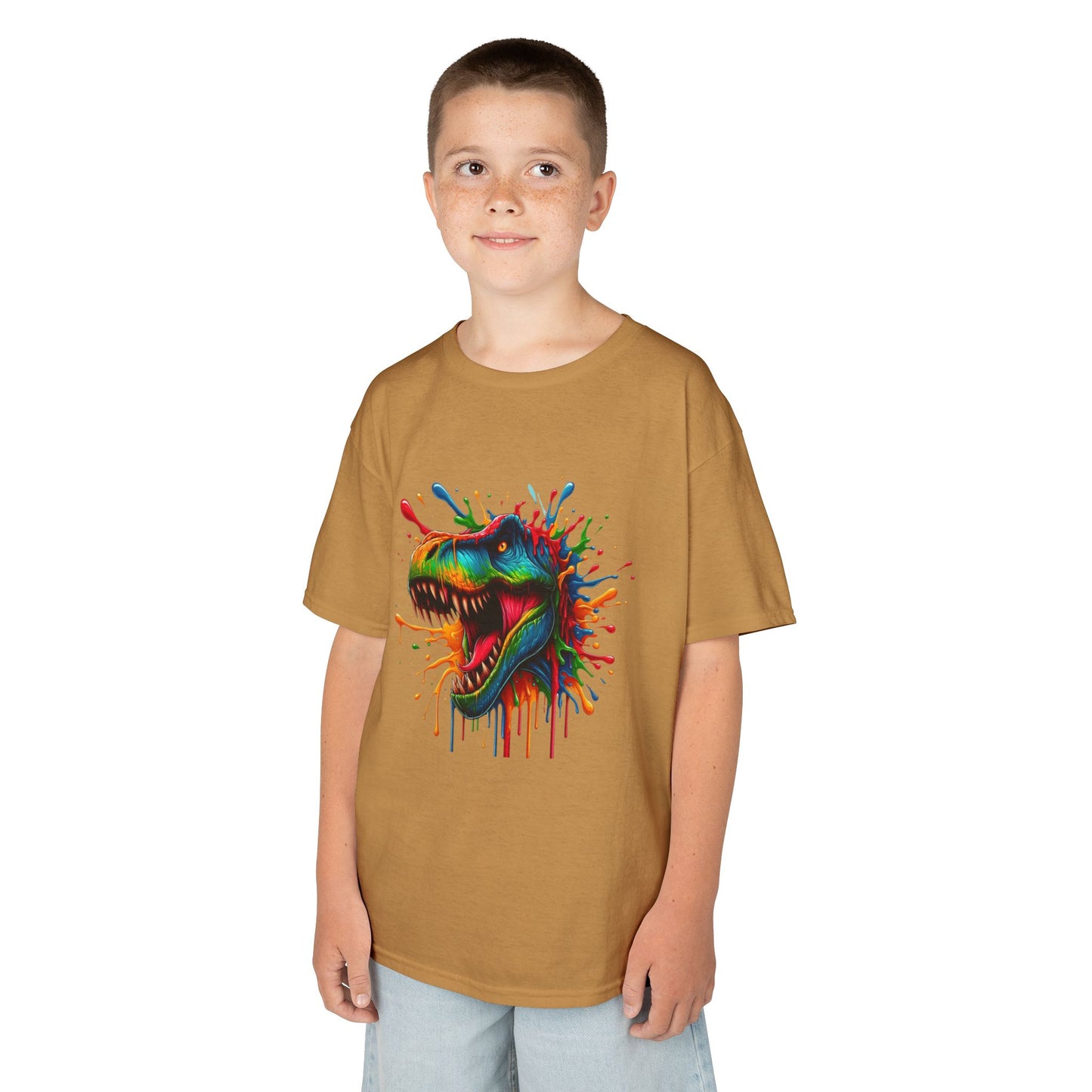 Colorful Dinosaur Kids Heavy Cotton™ Tee