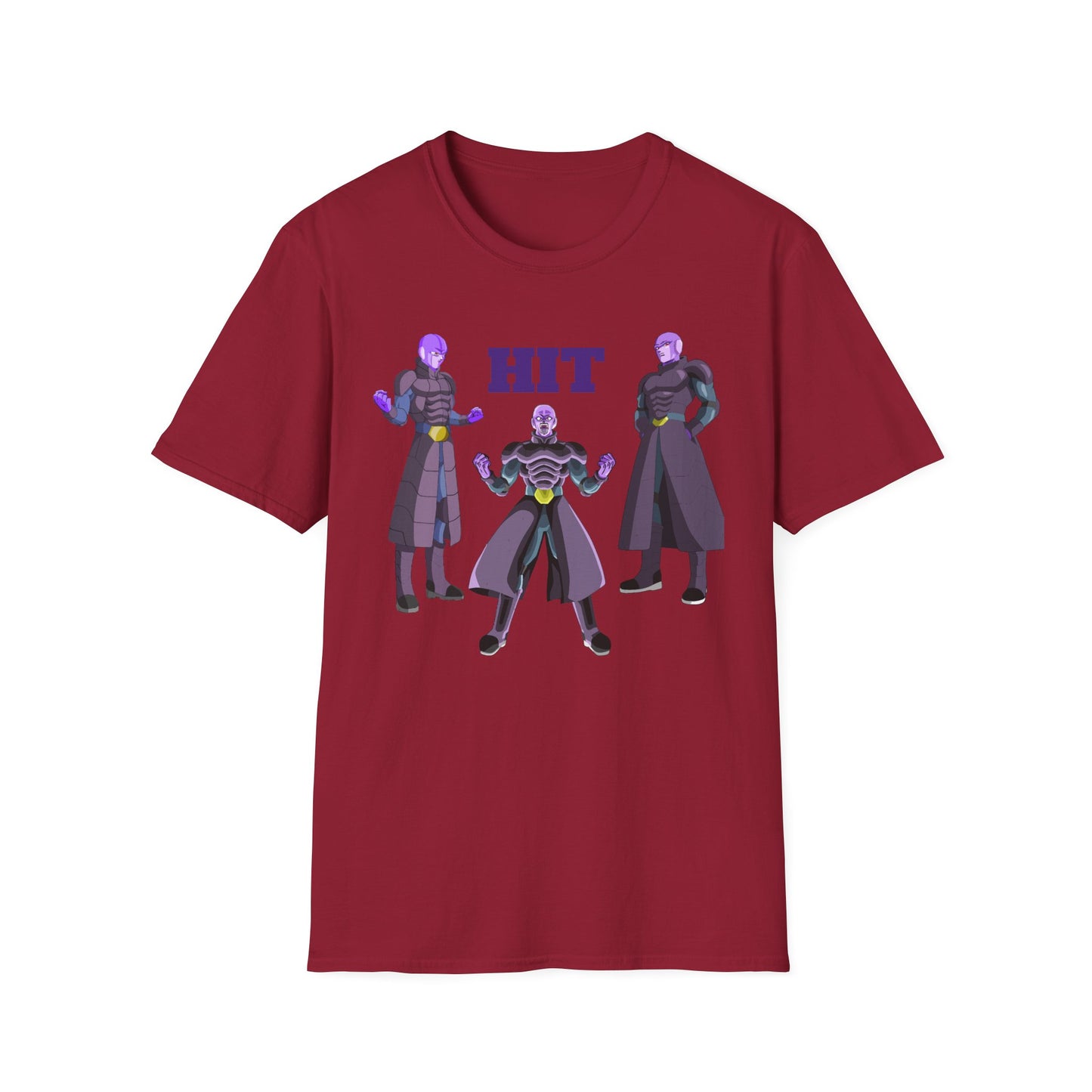Unisex Softstyle T-Shirt - HIT Character Design for Anime Lovers
