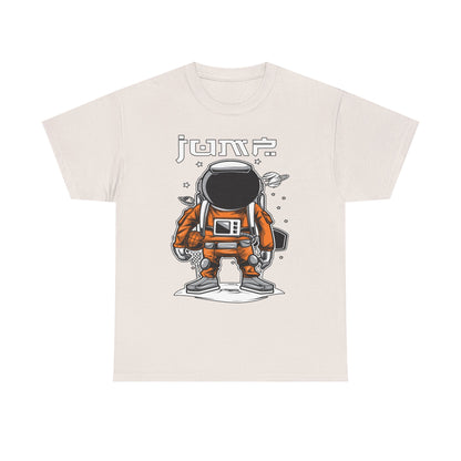 Astronaut Graphic Unisex Heavy Cotton Tee - Space Explorer Tee