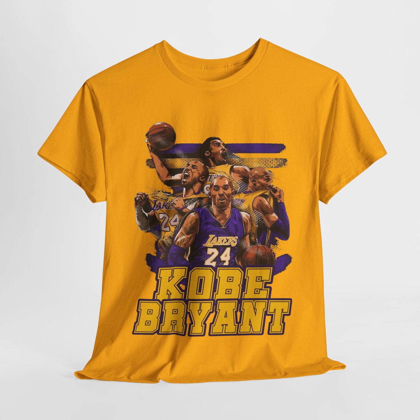 Kobe Bryant Tribute Unisex Heavy Cotton Tee - Basketball Legend Shirt