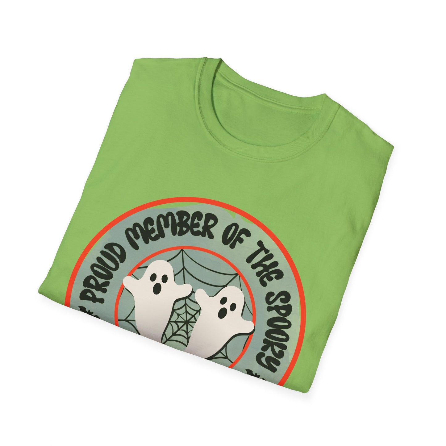 Spooky Squad Unisex T-Shirt, Halloween Tee, Cute Halloween Outfit, Casual Graphic Shirt, Witchy Apparel, Gift for Friends