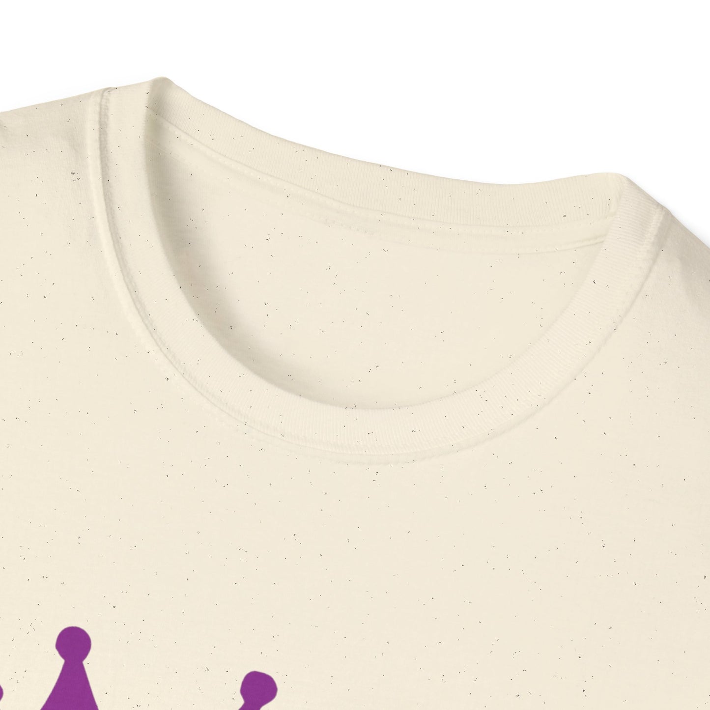 Royalty Queens T-Shirt, Unisex Softstyle Tee for Celebrations, Birthday Gifts, Empowerment Wear, Casual Fashion, Crown Design