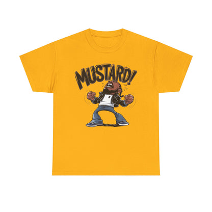 Mustard! Graphic Unisex Heavy Cotton Tee - Fun Casual Streetwear T-Shirt
