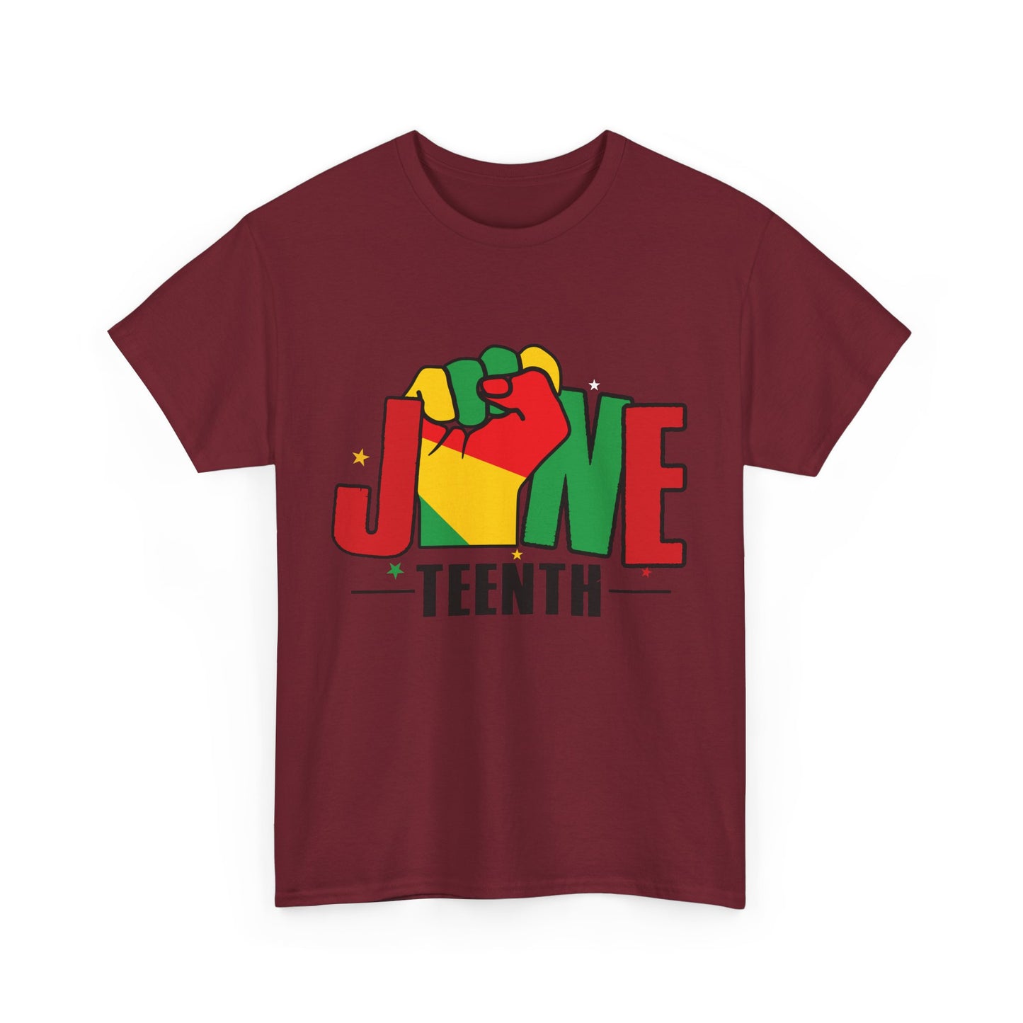 Juneteenth Unisex Heavy Cotton Tee, Celebration Shirt, Black History Apparel, Event T-Shirt, Commemorative Tee, Everyday Wear